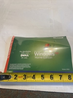 Microsoft Windows XP Home Edition for Distribution with Dell Version 2002 Sealed