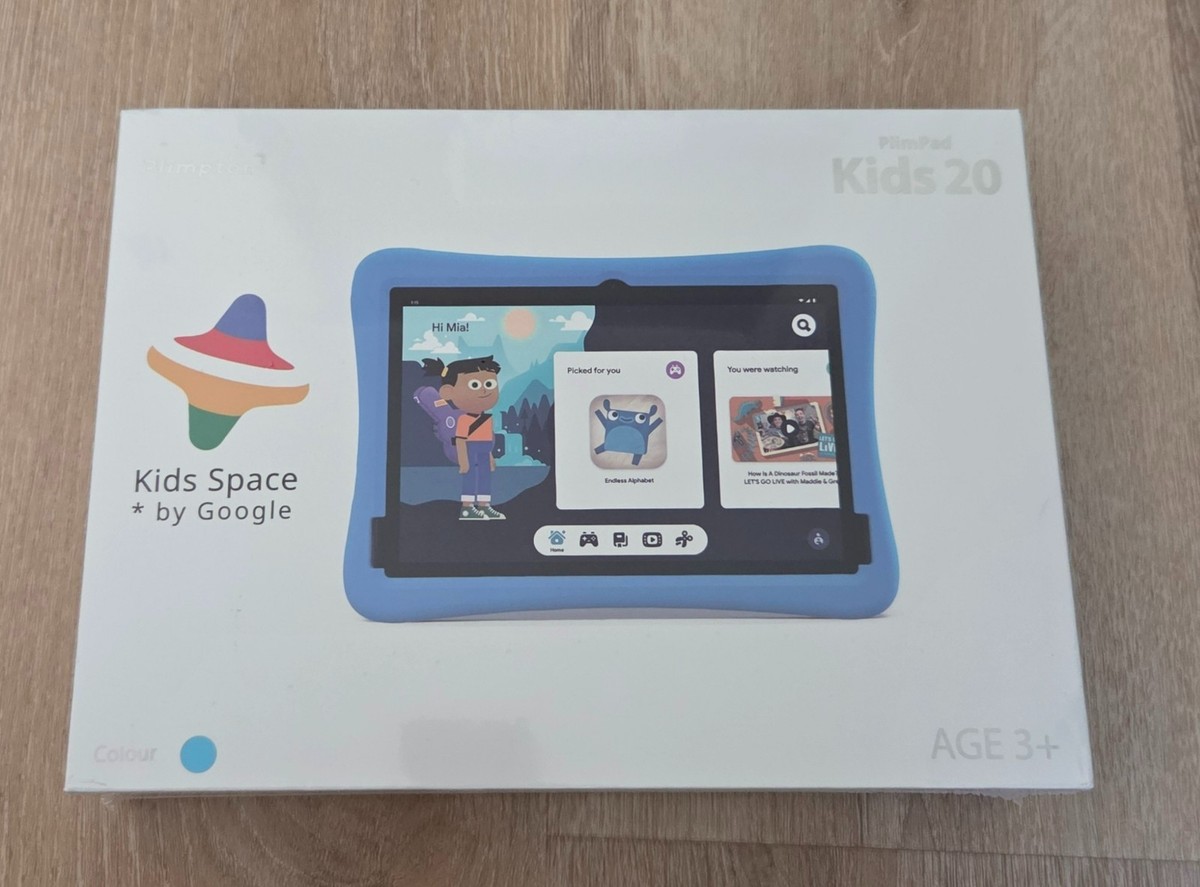 知育玩具 PlimPad Kids 20 - Google Kids Space PlimPad Kids 20 Tablet with Kids Space by Google Blue New in Box