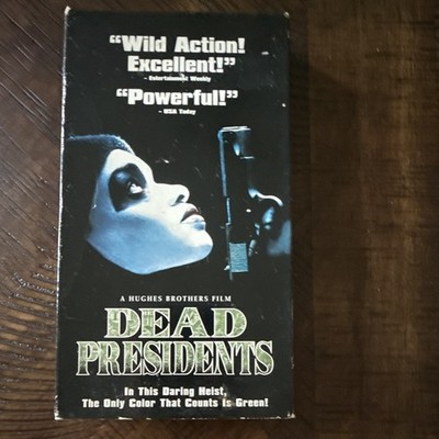Hollywood Pictures Dead Presidents VHS NTSC R Action Heist 1995 Larenz Tate