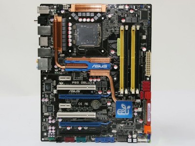 For ASUS P5Q DELUXE motherboard LGA775 P45 4*DDR2 16G ATX Tested oK