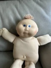 Vintage Cabbage Patch Kids Baby Doll Blonde Hair Blue Eyes