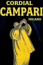 Poster poster poster advertising aperitif Bitter Campari Milan 60x90 cm.