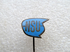 vecchia spilla - NSU Works - bici moppet moto auto - ago circa 1,7 cm