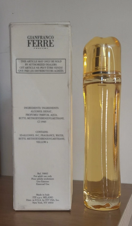 Profumo donna ESSENCE D'EAU Gianfranco Ferrè eau de parfum 40ml Vintage Nuovo - Immagine 3 di 4