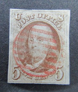 nystamps US Stamp # 1 Used $450 G21x2524
