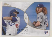 2020 Topps On Demand Dynamic Duals Blue Gavin Lux Dustin May #10 Rookie RC