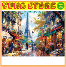 1000 Pieces Puzzle for Adults - Charming Paris Puzzle for Eiffel Tower Couple