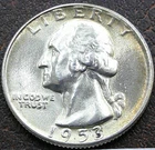 US 1953-S Washington Quarter **