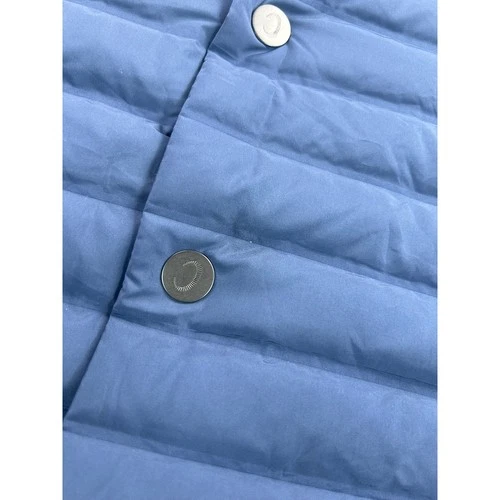 Zero Restriction Men Golf English Channel Vest Down Quilted Puffer Blue Snap L image 5