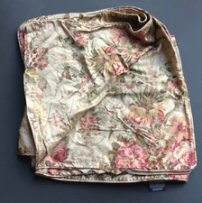 Ralph Lauren *FULL QUEEN Sateen DUVET COVER Guinevere Aragon Medieval FLORAL EUC