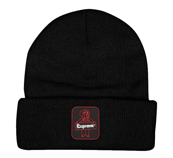 Supreme Beanie Black Hats for Men