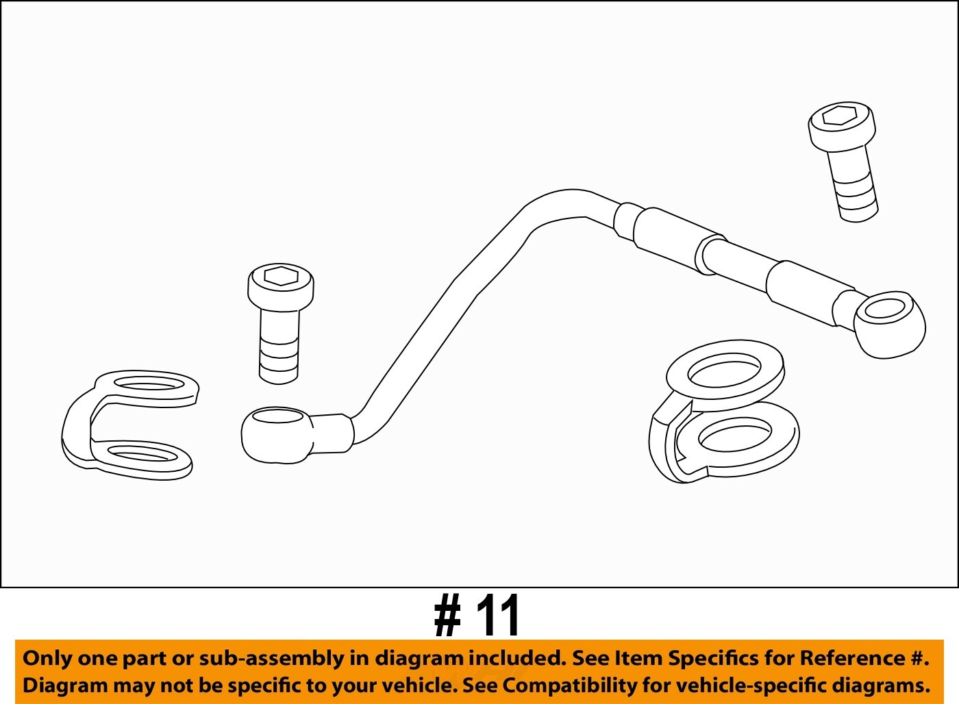 Chevrolet GM OEM 14-15 Cruze Turbocharger Turbo-Oil Feed Tube 