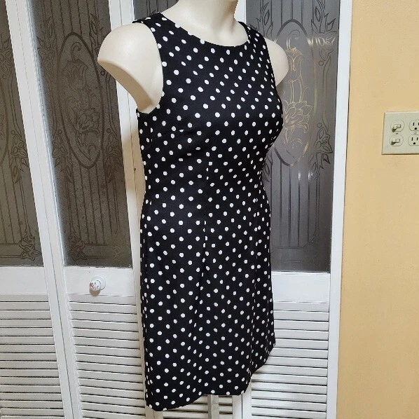 Bellissimo abito da donna ALYX bianco e nero a pois taglia 6