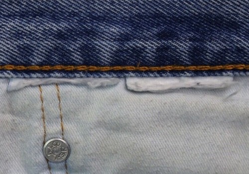 Pantalones de mezclilla para hombre Levi's 505 calce regular 100 % algodón desgastados talla 36x32 (Sr 36x31) - Imagen 3 de 11