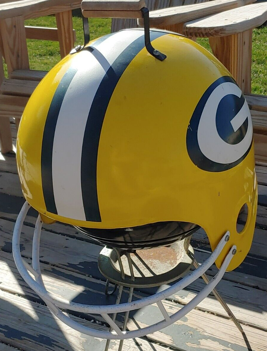 GRILL RARE GREENBAY PACKERS HELMET GRILL-Tailgating Promotion