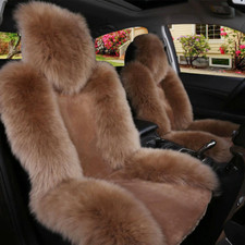 Car Seat Cover 100 Natural Fur Australian Sheepskin Universal Size Warm Colors