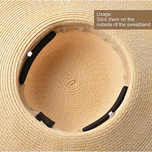 10 piezas Reductor de tamaño sombrero Tiras de espuma EVA Gorra Cinta Sombreros Gorra interior Kit de pegatinas - Imagen 5 de 12