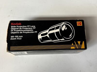 Kodak Slide Projector Lens FF Flat Field 100-150mm f/3.5 CAT 122 5127 Open Box