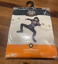Tiger Warrior Ninja Costume Kids Hyde and Eek Halloween Boy Costume Size MEDIUM