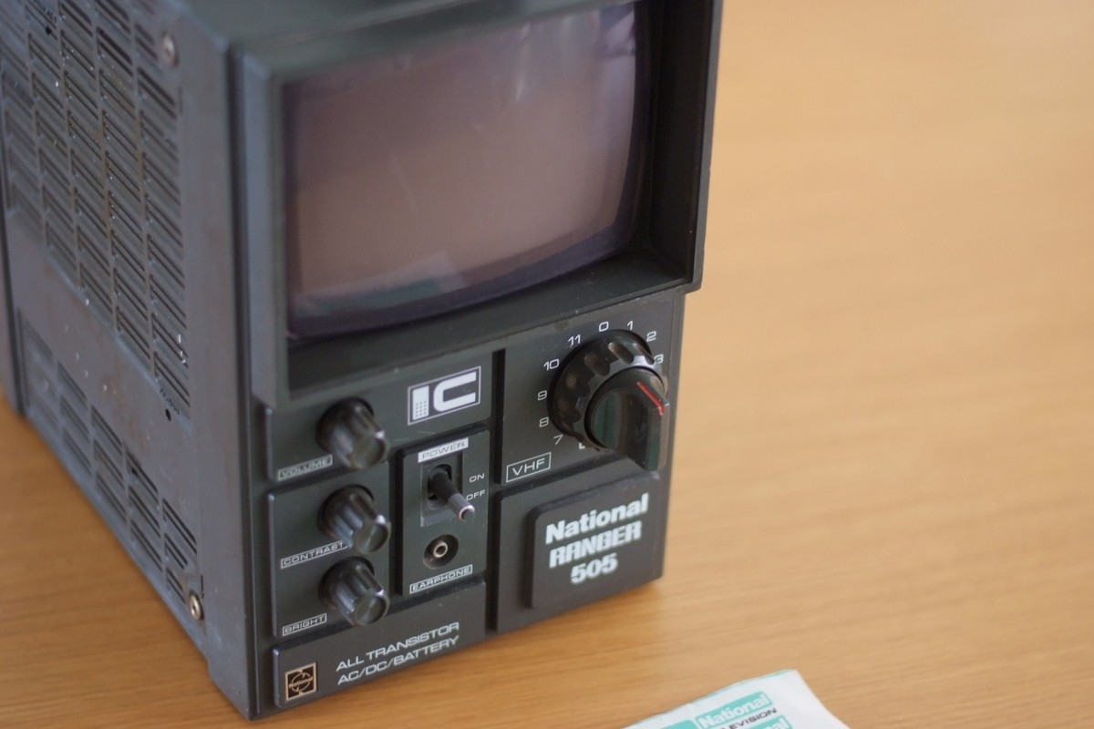 Vintage National IC COMMANDO 505 TV 1970's, Working, Japan Made