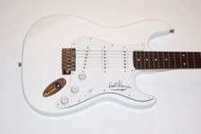 Eddie Kramer Signed Electric Guitar JIMI HENDRIX THE BEATLES Music Producer COA