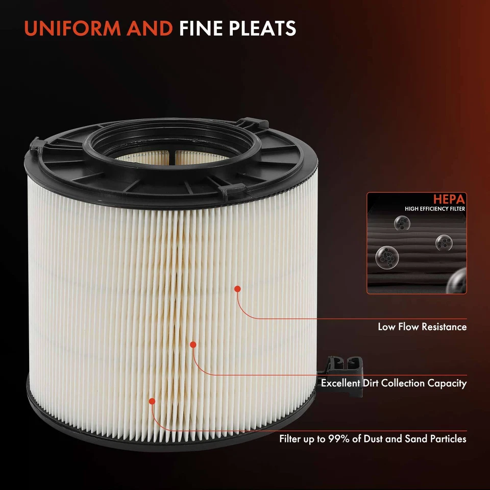 2Pcs Engine Air Filter for Chevrolet C1500 1988-1995 C2500 1988-1995 GMC C1500 - Image 4 of 4