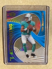 2020 Illusions #A2 Tua Tagovailoa Rookie RC /299 Astounding Acetate Blue