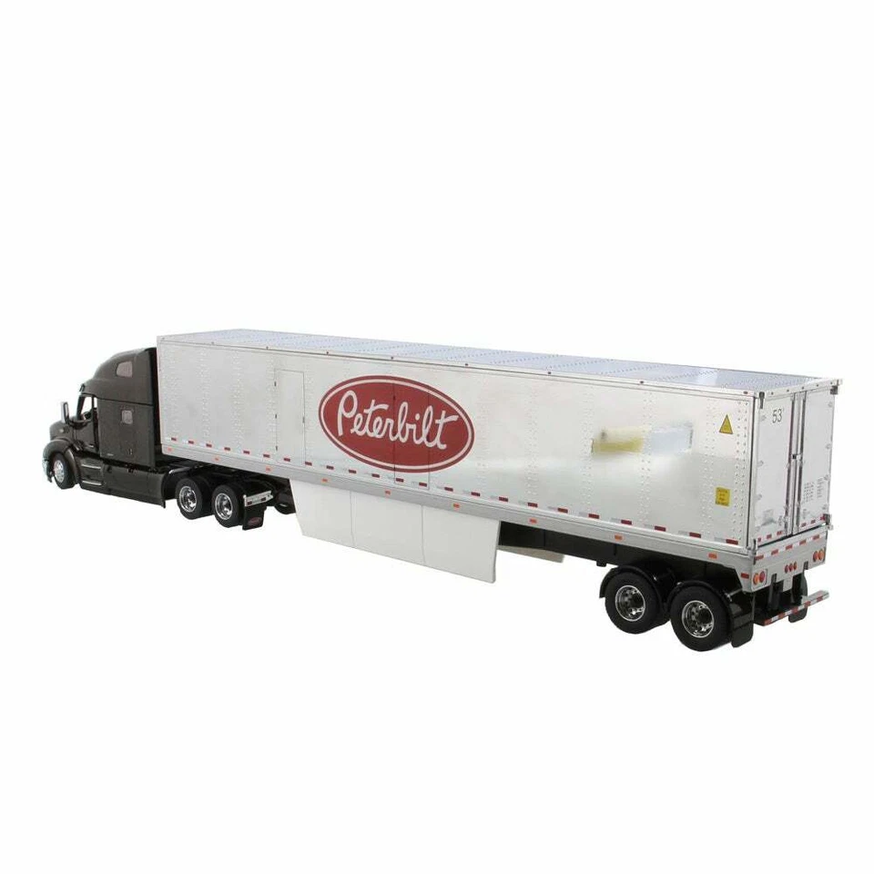 Peterbilt 579 UltraLoft Day Cab w/ Refer Black 1:50 Scale Diecast Masters 71071 - Image 2 of 4