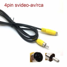 5feet 1.5m S-VIDEO TO RCA Cable DVD CORD SVHS S-VHS M/M TV 4PIN MALE TV LCD
