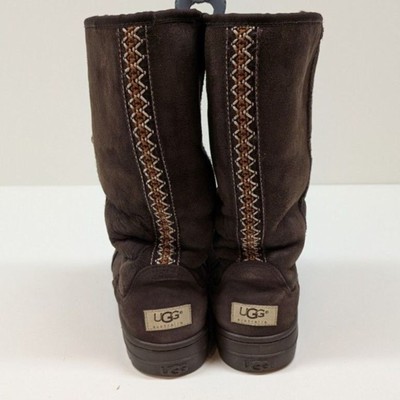 UGG Ultimate Tall Tasman Braid Shearling Boots, size 8