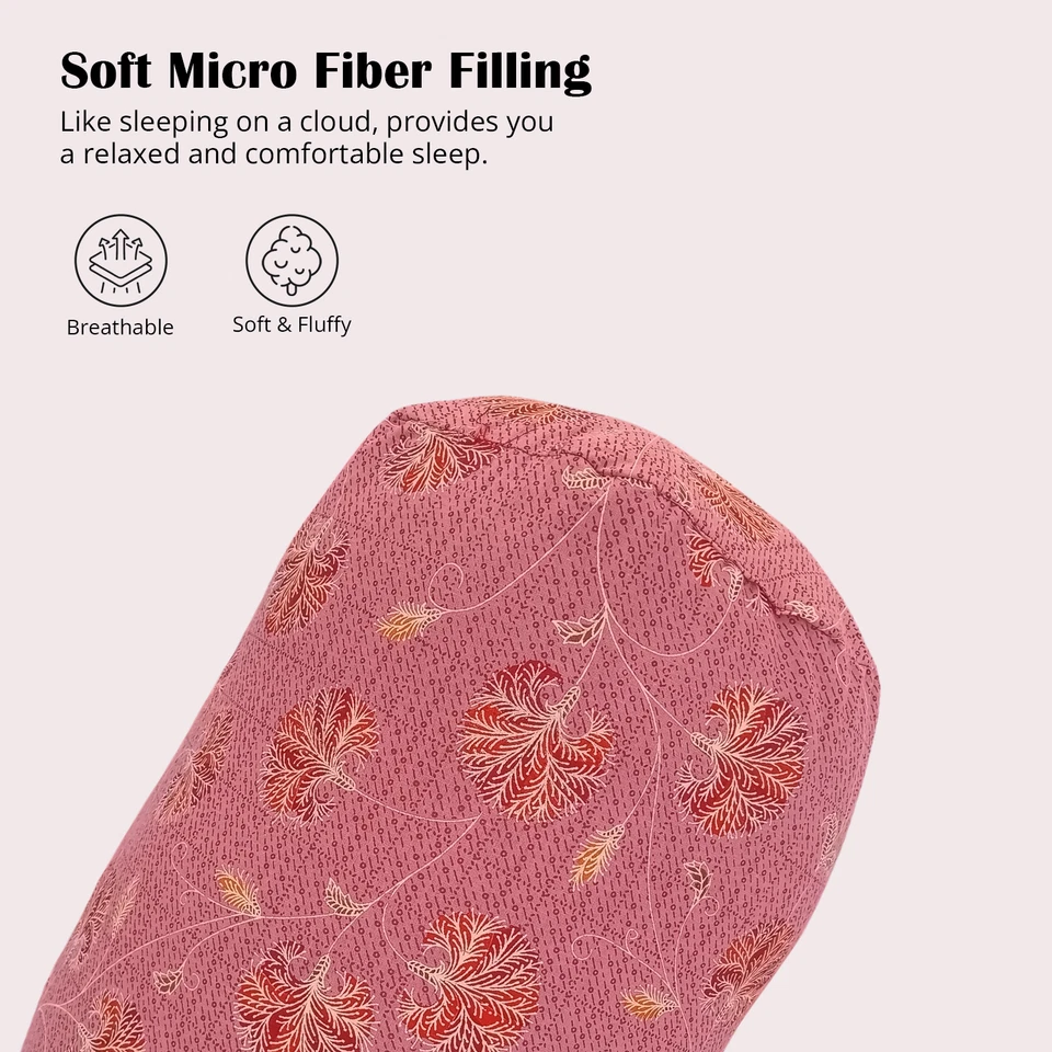 Premium 30-inch Bolster Pillow with Smooth  Raund lupe - Image 4 of 4