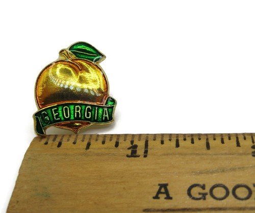 Spilla Georgia Peach vintage bel design - Foto 4 di 4