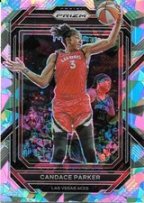 Candace Parker 2023 Panini Prizm WNBA Cracked Ice Parallel #77 - Las Vegas Aces