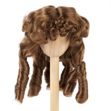 Ginger Brown Monique Synthetic Mohair Breanna 8"-9" Doll Wig