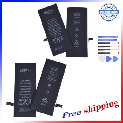 For iPhone SE 6 6S 7 8 Plus Replacement Super Capacity Internal Battery + Tools