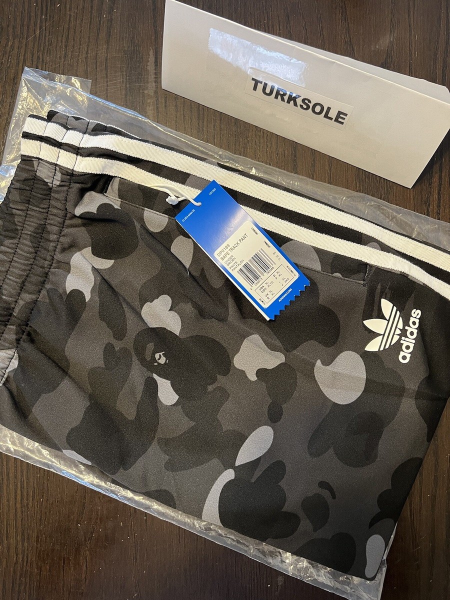 BAPE X adidas adicolor Track Pants Black Cinder Size XL X-Large