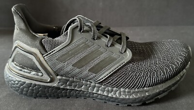 Adidas Wmns UltraBoost 20 Triple Black Lifestyle Running Shoes Size 5.5 G55826