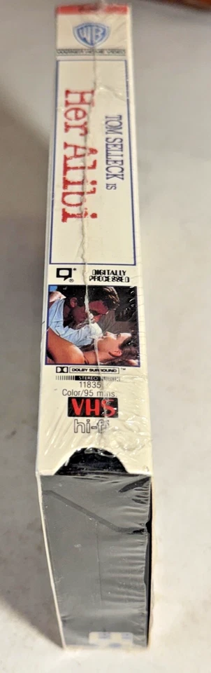 TOM SELLICK HER ALIBI SEALED VHS  RARE MAGNUM PI - Image 4 of 4