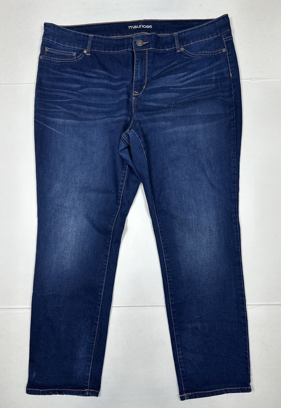 Maurices Dark Skinny Stretch Jeans Women Plus Size 22s (Measure 41x28)