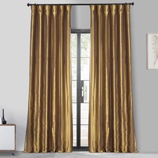 HPD Half Price Drapes Blackout Curtains for Bedroom Living Room - Faux Silk...