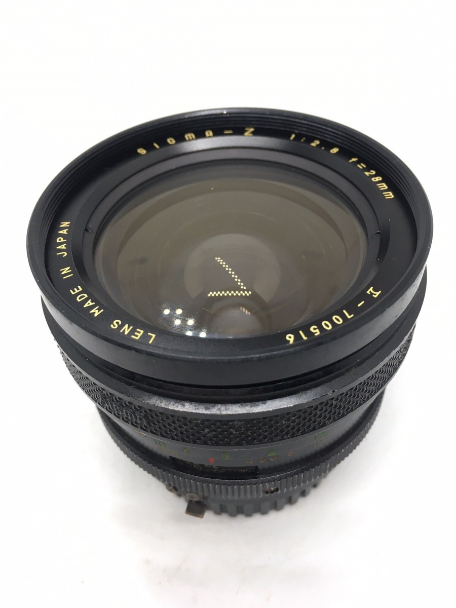 【美品】SIGMA-Z 28mm f2.8 m42マウント Sigma Z 28mm f/2.8 Wide Angle Lens For Minolta ++ | eBay