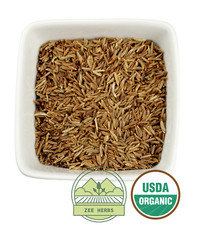 Organic Caraway Seed, Whole Carum carvi