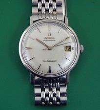 Vintage 1960' OMEGA "SEAMASTER" Automatic Date Original  Rice Band Watch
