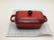 2009 Housewares International Red Mini Covered Casseroles Baking Dish