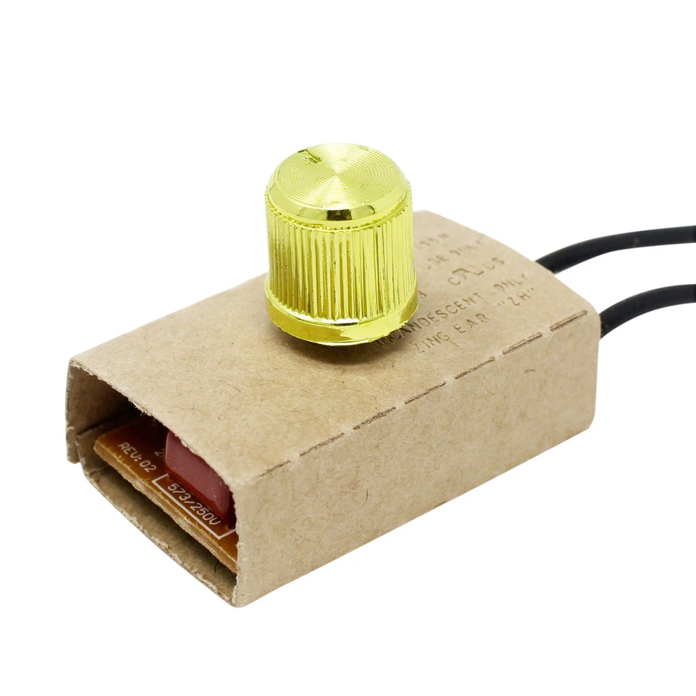 Zing Ear ZE03 Inline Rotary Table Lamp Dimmer Switch 300W, 52 OFF