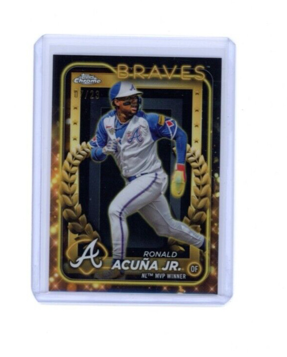 2024 topps chrome #250 Ronald Acuna Jr award winners /23
