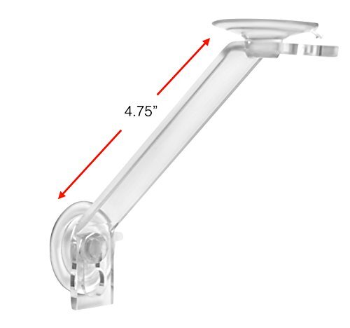 Ledge Legs Suction Cup Window Shelf Support– Add an Additional 2.0 lbs. 1 Pack - Picture 2 of 6