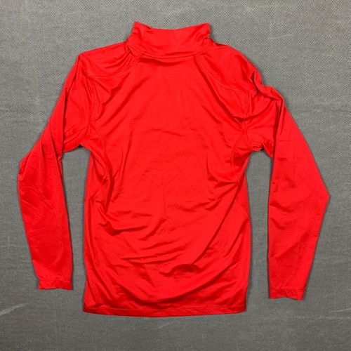 Nike Pro Dri-Fit Shirt Mens Size Medium Red Long Sleeve MLB Performance Apparel - Picture 8 of 10