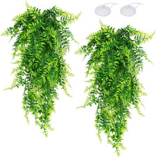Reptile Plants Hanging Terrarium Decor 2 Pack