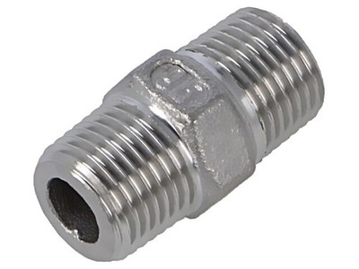5X 6280-018 Male-male max.10.5bar 1.4408 stainless steel Thread: G 1/8'' GEBO